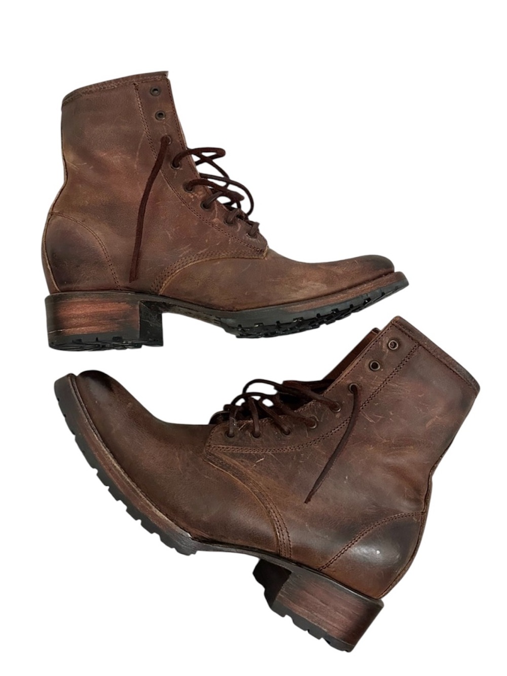 Freebird by Steven Brown Leather (RBSTN) Combat Boots